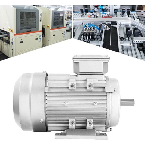 Moteur électrique 1100 W 380 V 1405 tr/min 50 Hz 1,1 kW Diamètre d'arbre 19 mm - W0388 (1/5)