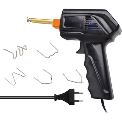 Kit soudage plastique 70W pour réparation pare-chocs – Agrafeuse avec 5 types d'agrafes, outil professionnel (1/5)