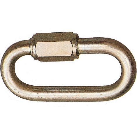 cf 2 pz maglie di giunzione in acciaio zincato   4 mm maglia passacavi anello (1/2)