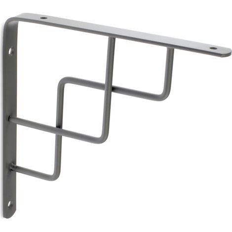 Escuadra para Estantería Estilo Decorativo Fabricado en Acero Acabado en Cromo Mate Líquido Medidas 20199199 mm Sistema de Fijación Atornillado 1 Unidad - (1/3)