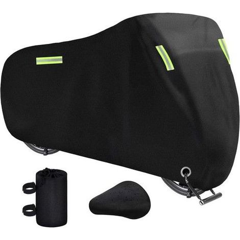 Housse de vélo imperméable - Dokon - Tissu Oxford 420D - Dimensions 200x70x110 cm - Résistant aux UV - Coupe-vent (1/5)