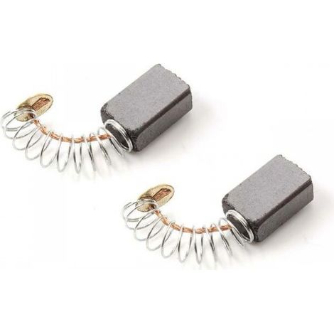 2x Balais de charbon pour moteur 5x8x12mm compatible avec Bosch GWS 8-115 C 06013775V0, GWS 8-115 C 06013775V1 outil électrique (1/4)