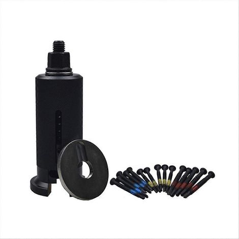 Kit d'extraction de cylindre de serrure compatible, extracteur de cylindre de serrure professionnel de style européen pour serrurier (1/5)