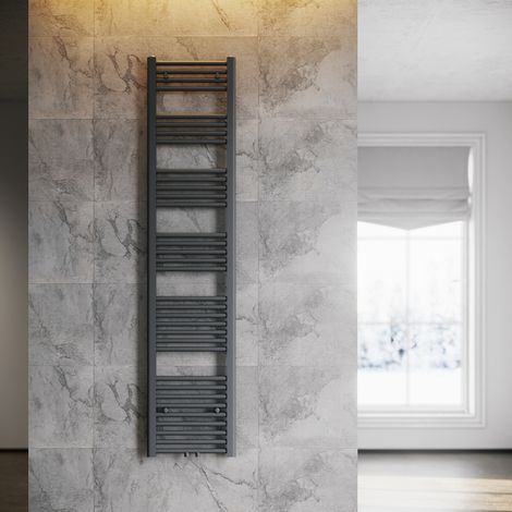 ELEGANT Handtuchtrockner Heizung Bad 1800x400mm Heizung Badezimmer Anthrazit Handtuchheizkörper (1/5)
