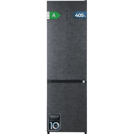 Cecotec Frigorífico Bolero CoolMarket Combi 405 WL Elite Onyx Stone A. 405 Litros, Altura 199 cm, Ancho 59,2 cm, Clase A (1/3)