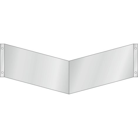 Nasenschild Wandmontage für zwei Symbole groß, Typ: 01300