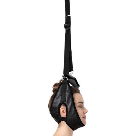 Dispositif de traction du cou, dispositif de traction cervicale, hamac pour étireur de cou, correcteur de traction du cou, kit d'étirement de la colonne vertébrale de porte pour homme et femme
