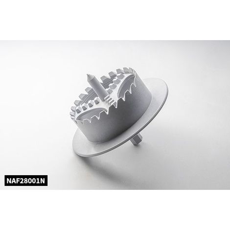 Fresa svasante in pvc per tappi cappotto termico in polistirene e lana roccia