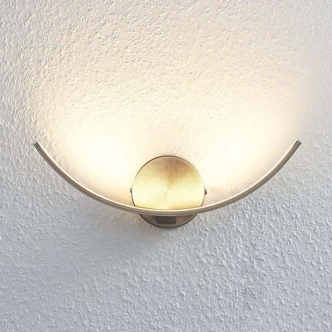 [GEBRAUCHT] B-Ware Lindby Wandleuchte Wandlampe LED Leuchte Iven nickel warmweiß Beleuchtung 34 cm (1/2)