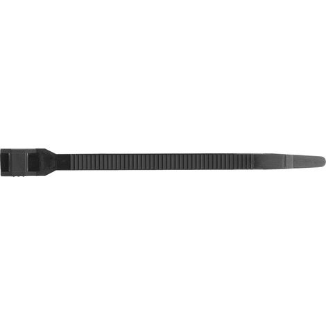 DEBFLEX - COLLIER AUTOBLOCANT 6X115 MM NOIR SACHET DE 10 - 709011 (1/4)