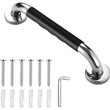 Poignée de Baignoire, 30 cm Antidérapante Barre d'appui de Salle de Bain, Barre d'Appui en Acier Inox Murale Poignée de Douche pour Personnes Âgées/Handicapées/Enfants/Enceinte (1/5)