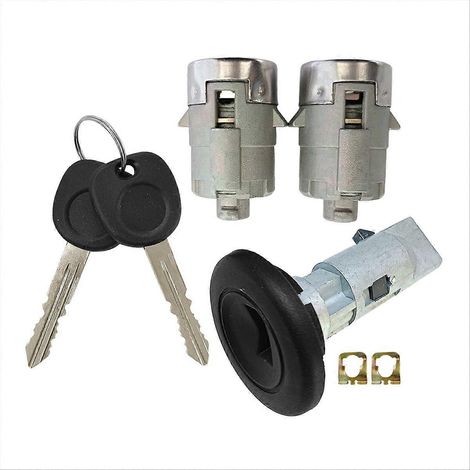 Cylindre de serrure d'allumage, cylindre de serrure de porte gauche et droite pour Chevrolet (1/5)