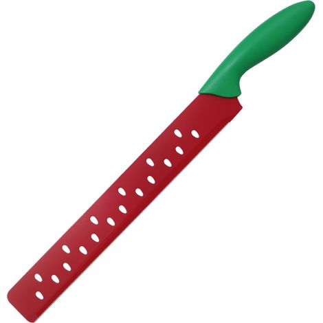 Couteau Pastèque - Lame Plate En Acier Inoxydable - Pour Pastèque Fromage Et Fruits - Usage Cuisine Intérieure Et Extérieure - 1 Pièce (1/5)