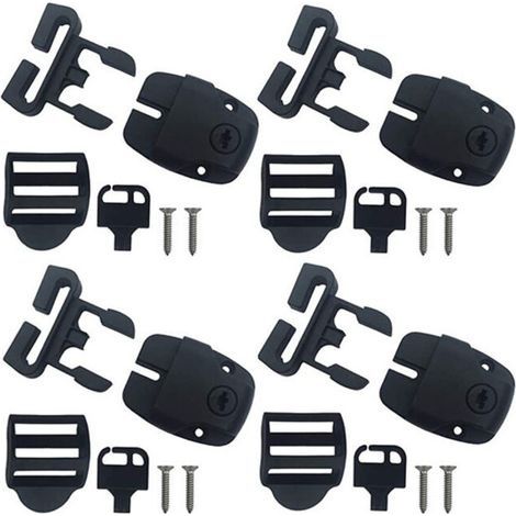 Kit de réparation de loquet de remplacement, pince de couvercle de spa, Kit de verrouillage à Clip de couvercle de spa (1/4)