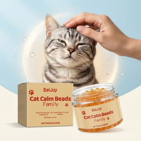 Perles de soin pour chats aux ingrédients doux pour apaiser et soulager la peau de votre animal - 100 g (1/5)