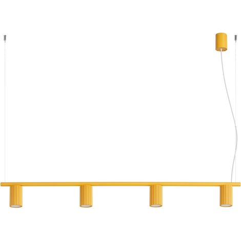 Lampadari Karbon giallo 122x212x6.5cm Alluminio Sollux (1/5)