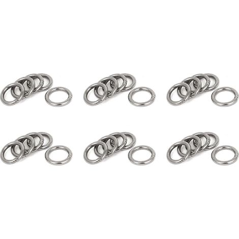 20 mm x 3 mm Edelstahlband mit angeschweißten O-Ringen (30 Stück) (1/4)