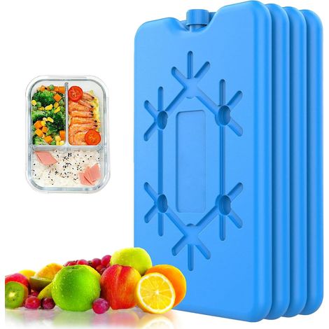 Bloc réfrigérant pour sac isotherme, sac isotherme et glacière, élément réfrigérant ultra fin, réutilisable, grand bloc réfrigérant, sac isotherme pour sac de transport isotherme, extra fin (1/5)
