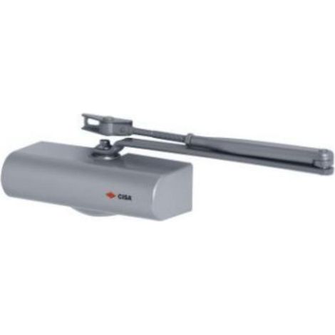 FPLUS cierrapuerta cisa s/ret 68k plata , Cierrapuertas aéreo a piñón y cremallera
Para puertas hasta 68 kg.
Control de cierre sobre todo el recorrido de la puerta. Con válvula de
