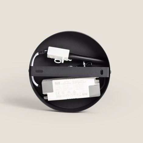 LED-Pendelleuchte 28W Metall Aziberte Mattschwarz
