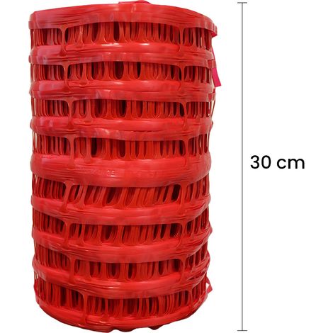 Grillage avertisseur NF rouge électricité 100 m x 30 cm - Samex