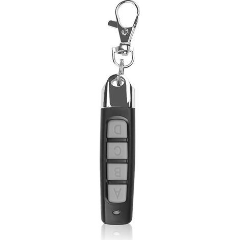 Télécommande Intelligente sans Fil avec Porte-clés, Longue Distance pour Porte de Garage, Portail électrique, n'inclut Pas Les Batteries-Gris (1/4)