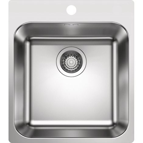 Blanco Supra 400 - Spüle, 44x50 cm, gebürsteter Edelstahl 526352 (1/5)