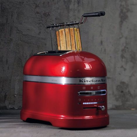 KitchenAid 5KMT2204EER 7 2 tranche(s) 1250 W Rouge, Acier inoxydable (1/4)