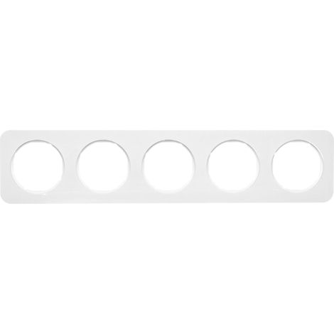 Plaque de finition Berker r.1 finition brillante montage horizontal et vertical