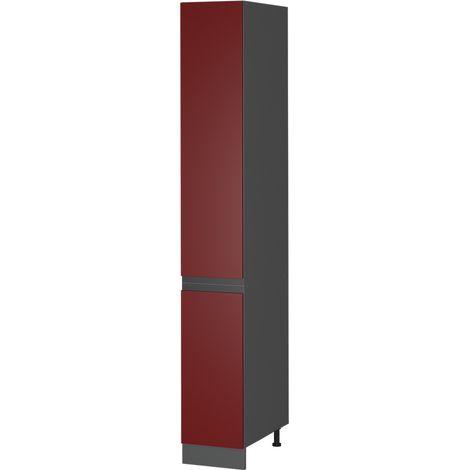 Mobile alto R-Line, Rosso, 30 cm Forma a J, Vicco