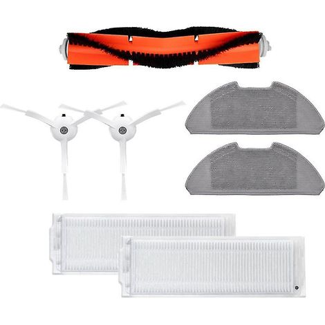 Ersatzteile für Xiaomi Mijia Saugroboter der 2. Generation: Haupt- und Seitenbürste (1/4)