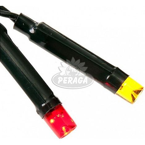 LED EFFETTO FUOCO A BATTERIA PER PRESEPE ROSSO E GIALLO (1/2)