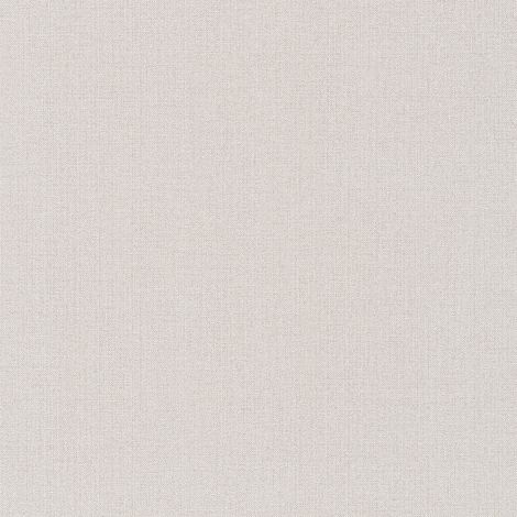 Papier peint nordique beige effet textile | Papier peint tendance scandinave beige crème uni | Tapisserie monochrome pour chambre - 10,05 x 0,53 m (1/3)