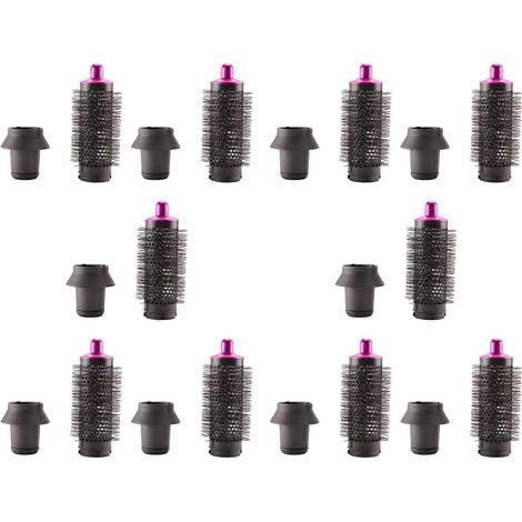 10 peignes cylindriques et adaptateurs pour accessoires de styler Airwrap, outil de bouclage des cheveux (1/5)
