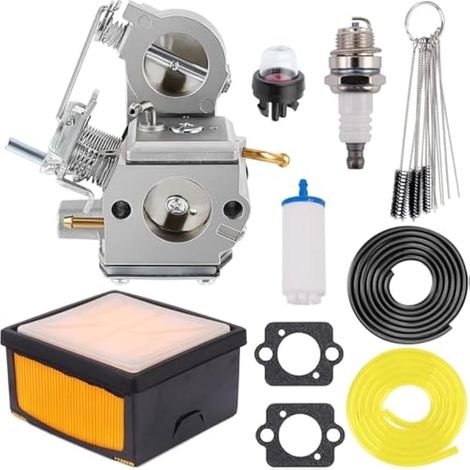 Carburateur de Rechange 578243401 pour découpeuse/tronçonneuse Husqvarna 510 K750 K760 K770 C3-EL29 C3-EL29B C3-EL53 C3-EL43C 510181202 avec Filtre à air (1/5)