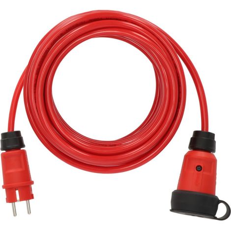 Câble d'extension Brennenstuhl professionalLINE VQ 1100 IP44, 10 m rouge H07BQ-F 3G1.5 - 9161100210 (1/4)