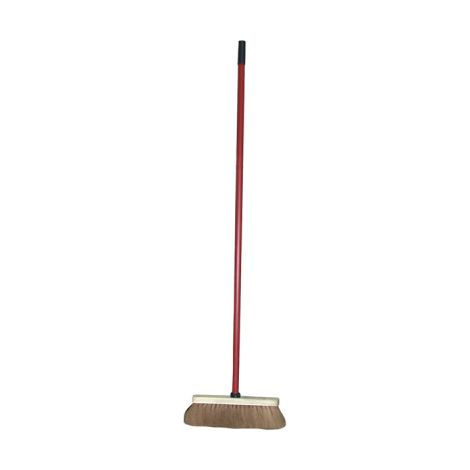 Diff – Balai à feuilles en coco – Manche à visser 117 cm – Largeur 6 cm – Longueur 22 cm pour nettoyage efficace