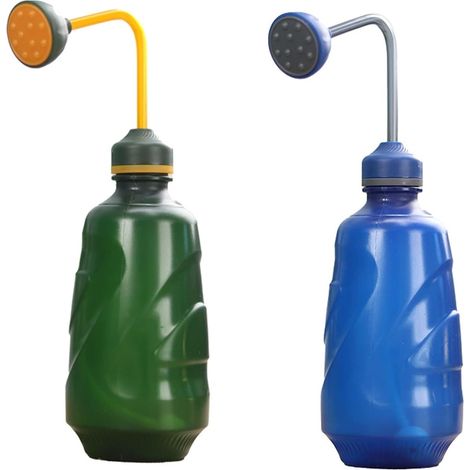 2 x 450ml Watering Can Indoor Plant Hand Sprayer Small Watering Can for Bonsai Small Sprinkler Bonsai Delicate Plants and Flowers Watering Can Plant Mini Watering Can (A) (1/5)