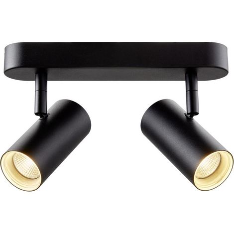Applique et plafonnier NOBLO® double rond 2700 K 12W PHASE 32° noir - SLV - 1008719