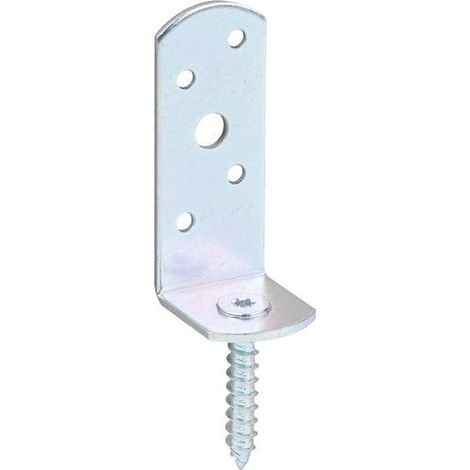 GAH Alberts  Flechtzaunhalter 115  x 31,5  x 30  x 75  mm galvanisch  gelb verzinkt  L-Form -  213237