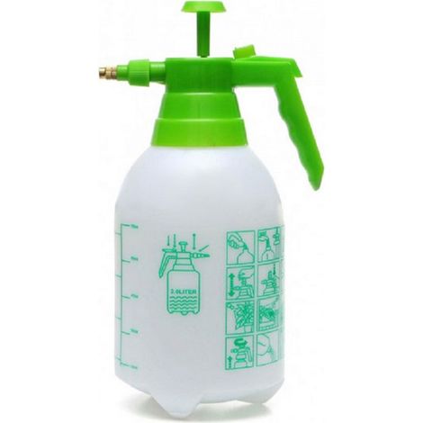 Pompa A Pressione 2 Litri Nebulizzatore Manuale Spruzzino Giardino Ugello Ottone