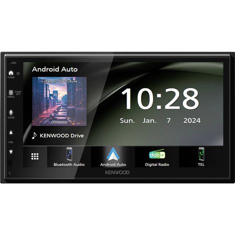 Kenwood DMX6523DABS car multimedia receiver Black Wifi Bluetooth (1/5)