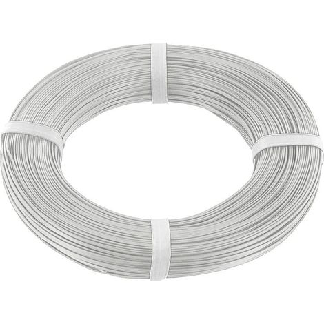 econ connect KZL2X008WS100 Fil de câblage 2 x 0.08 mm² blanc 100 m C891562
