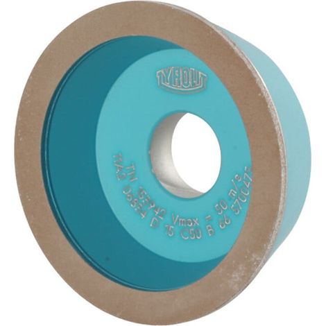TYROLIT Meule boisseau combinée diamant pour Deckel S0 / S0E D x T x H (mm), 75 x 26 x 20, Type : D15