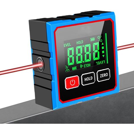 Inclinomètre Numérique avec Écran LCD, Précision 0,1°, Aimant 4 Faces, Niveau Électronique Inclinometre Numérique pour Menuiserie, Construction, Bricolage (1/5)