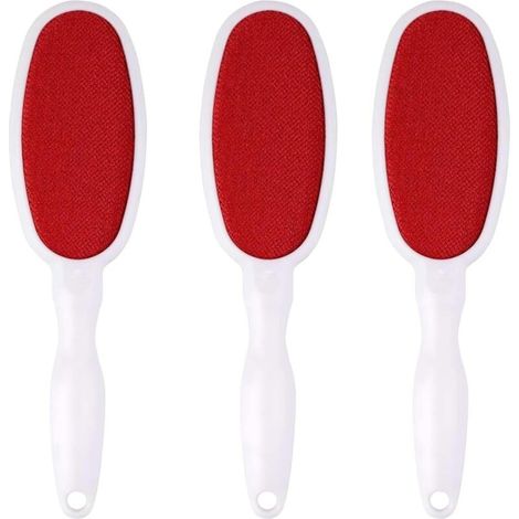 3-Piece Cat Hair Brush Set, Lint Remover Brushes, Pet Hair Remover Brush, Dog Brush, Pet Hair Remover Brush, Clothes Hair Remover Brush, Eliminates Lint, Dust, and Pet Hair