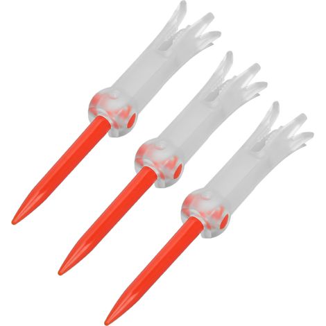 Tee de golf pliable et anti-vol, accessoires d'entraînement rotatifs, crampons de golf rouges (1/5)