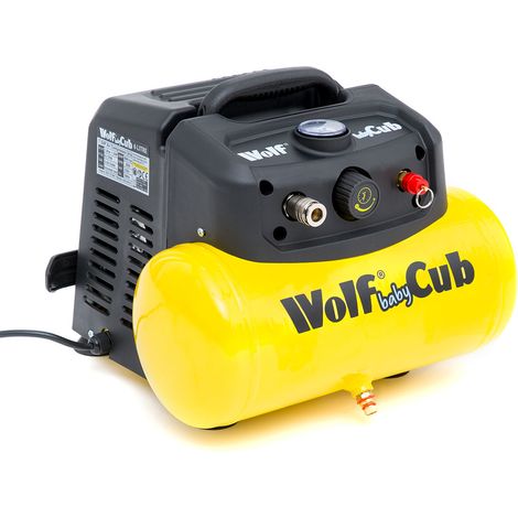 Wolf Air Compressor, Baby Cub 6L, 1.5HP, 6.3CFM, 116psi, Oil-Free (1/5)