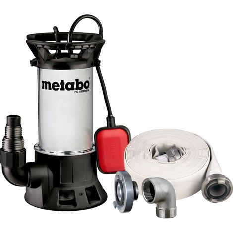 Metabo Pompe submersible pour eaux sales PS 18000 SN Set (690626000)
