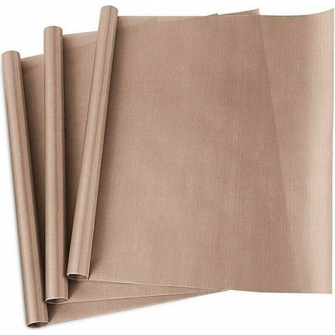 Papier Cuisson Réutilisable, 3 Pcs en 40 X 60 cm Papiers de Cuisson Durables Lavable Découpables Résistant Tapis pour Four, découpables Tapis de Cuisson, Feuilles de Cuisson (1/5)
